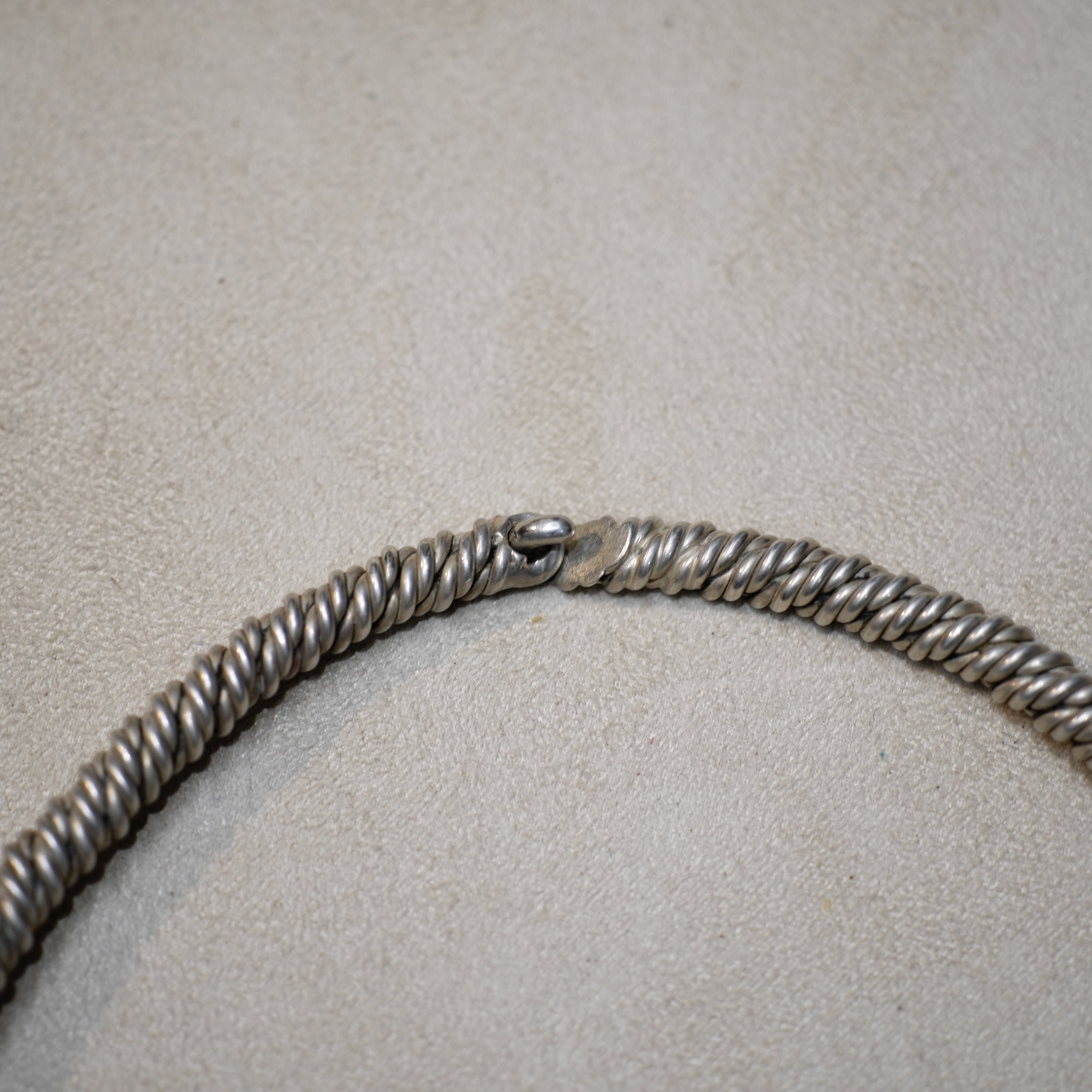Hermès - Collier Vintage Argent - poinçon Lucien Vachey