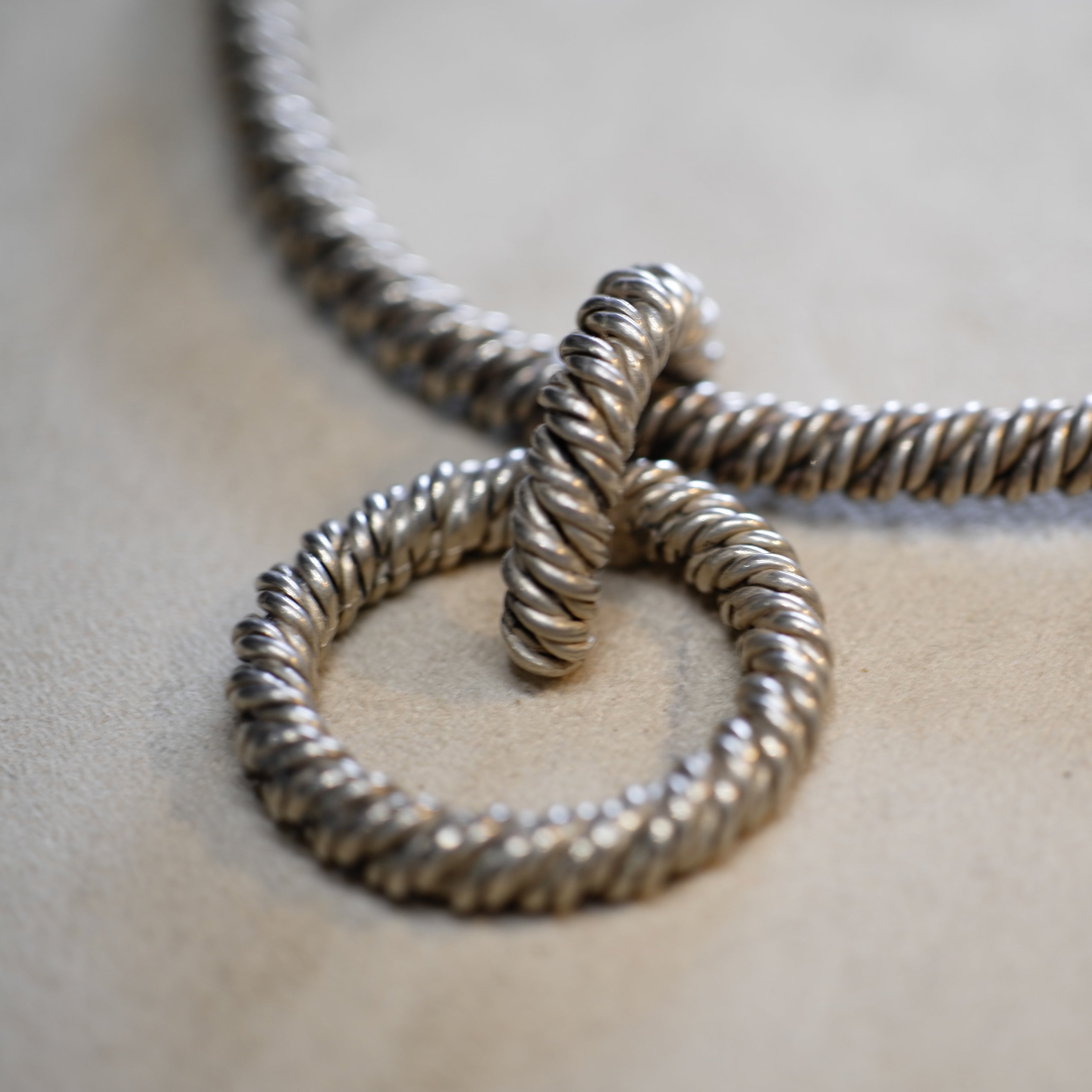 Hermès - Collier Vintage Argent - poinçon Lucien Vachey