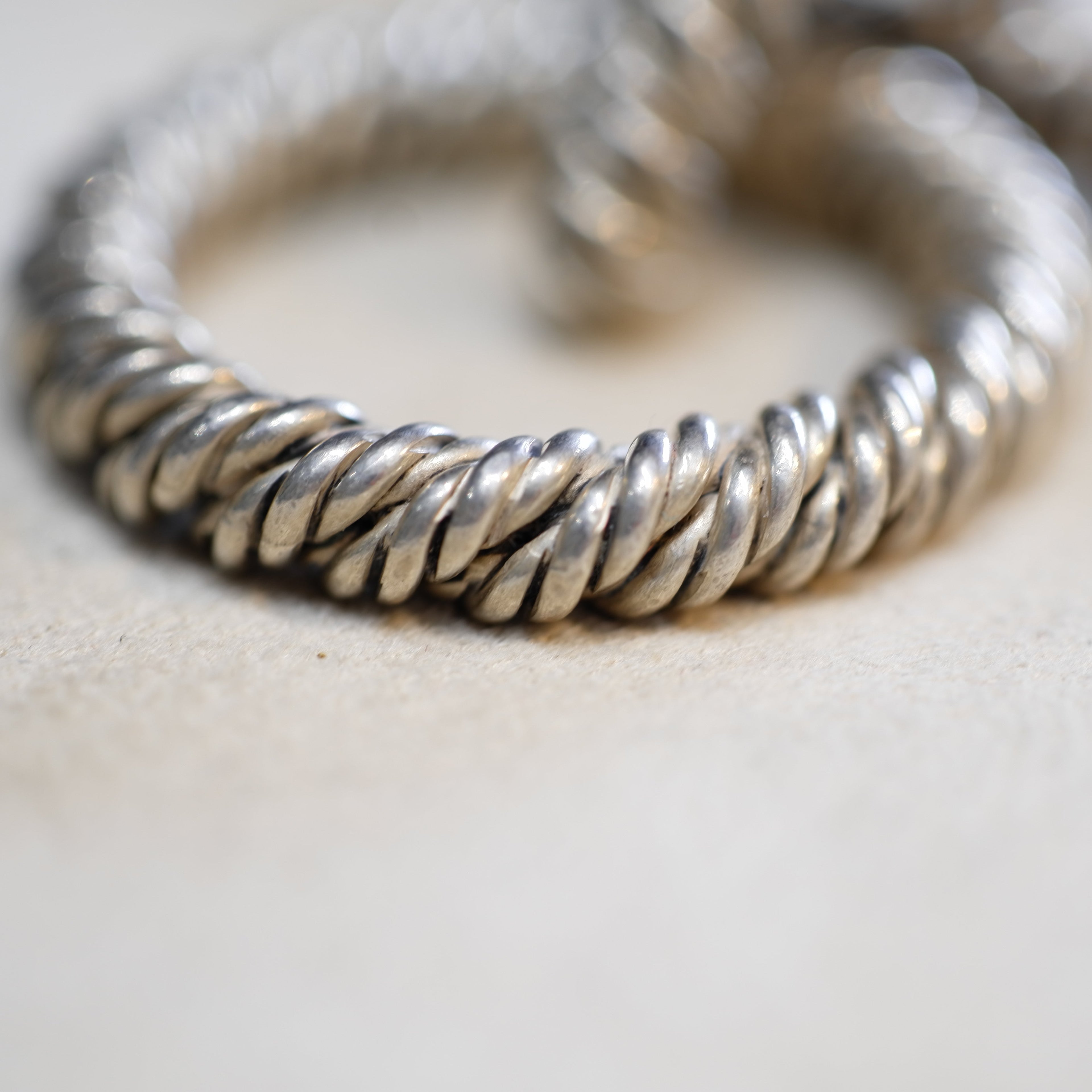 Hermès - Collier Vintage Argent - poinçon Lucien Vachey