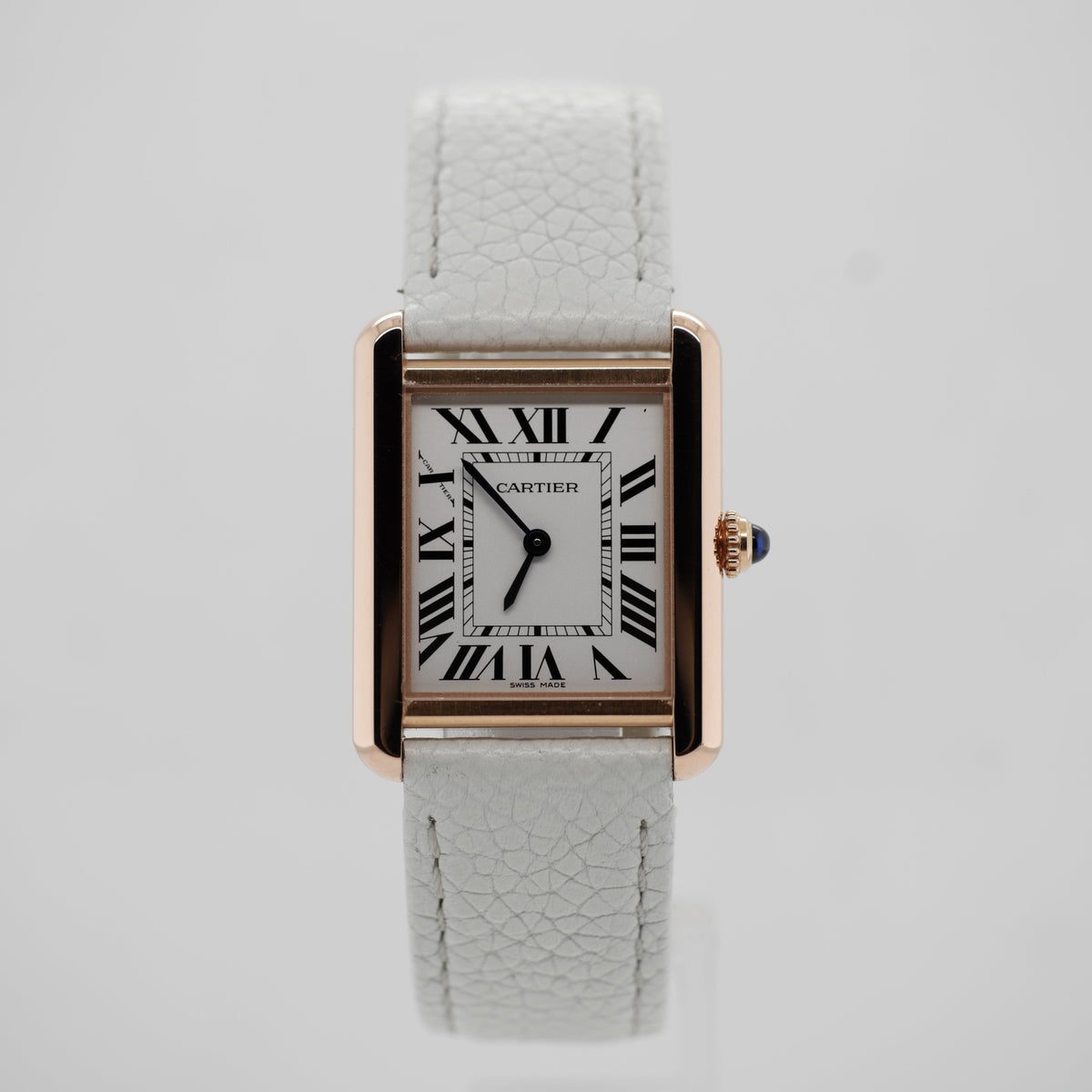 Cartier - Montre Tank Solo - Or rose et Acier - GM - Full set