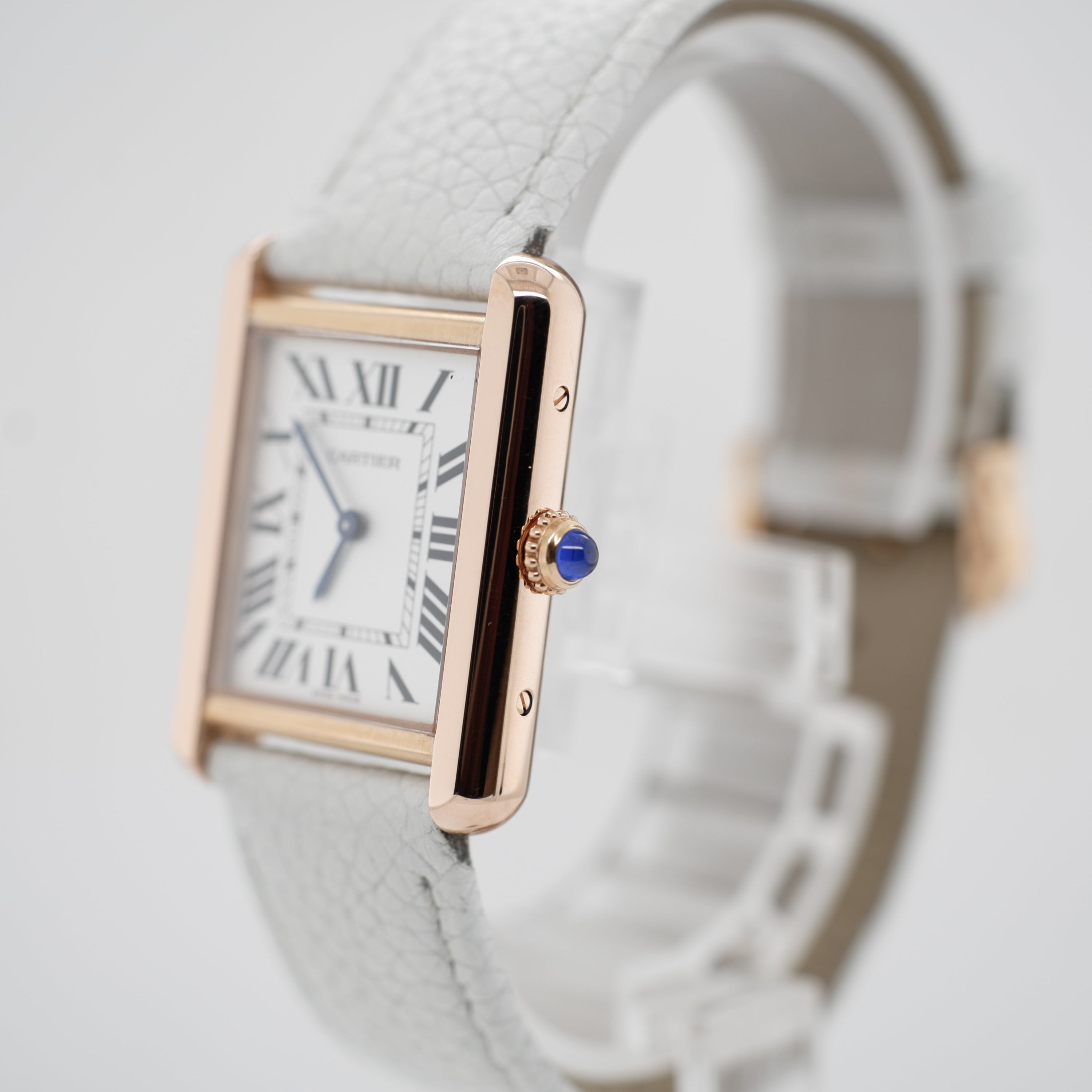 Cartier - Montre Tank Solo - Or rose et Acier - GM - Full set