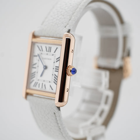 Cartier - Montre Tank Solo - Or rose et Acier - GM - Full set