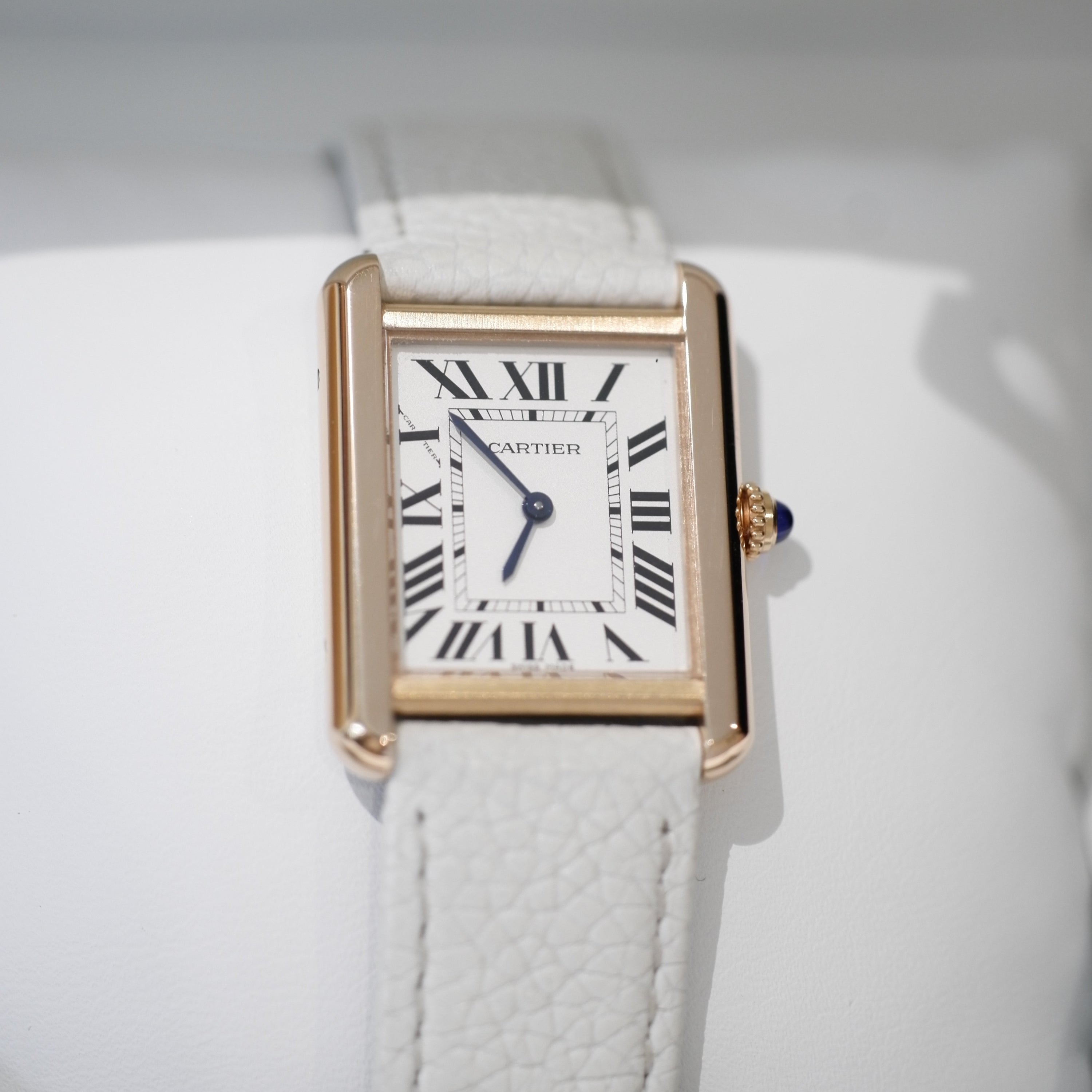 Cartier - Montre Tank Solo - Or rose et Acier - GM - Full set