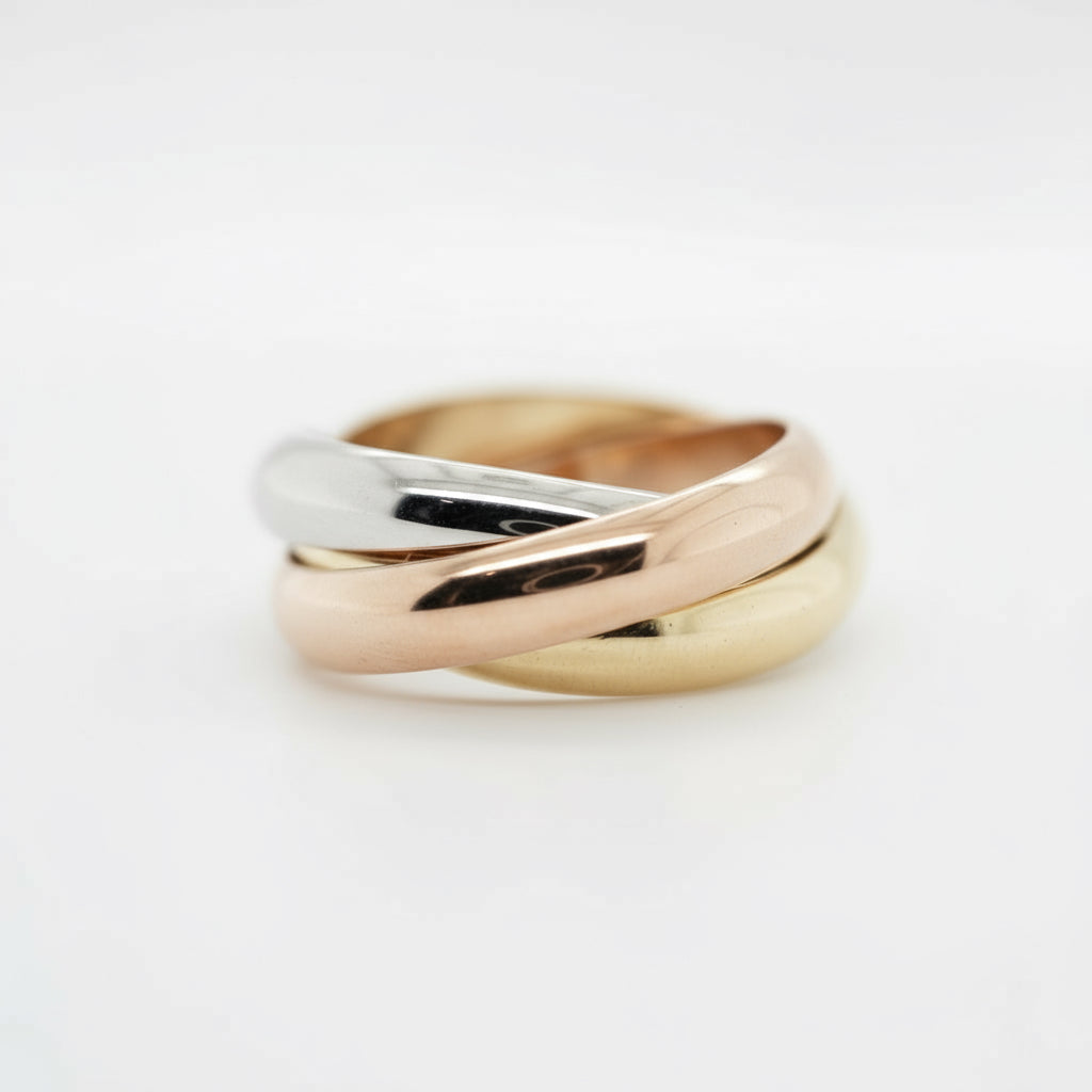 Cartier - Trinity ring in 3 golds
