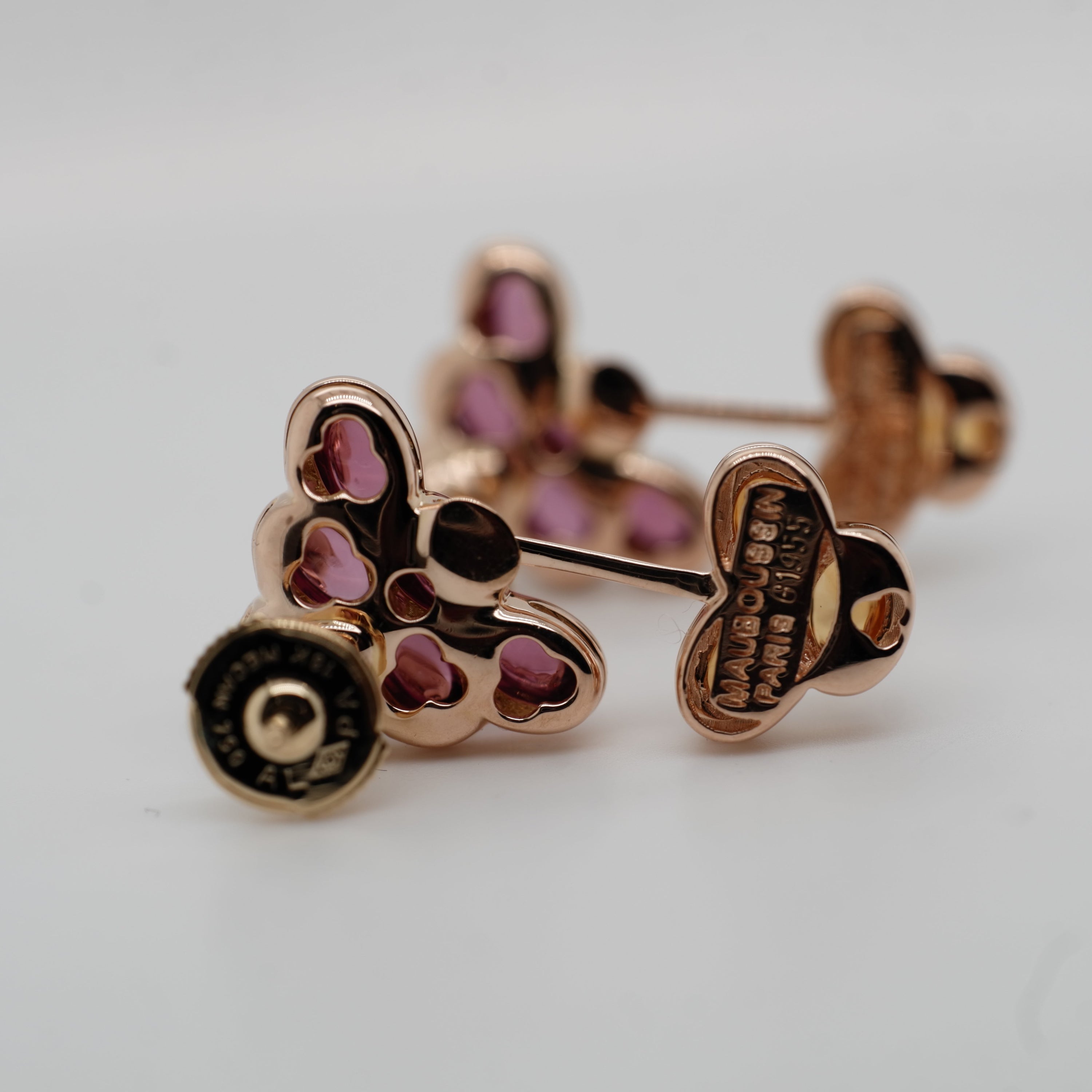 Mauboussin - Boucles d’Oreilles Grappe - Or Jaune - Tourmaline et Citrine