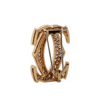 Cartier - Broche Vintage - Motif Double C - Or jaune et Diamants