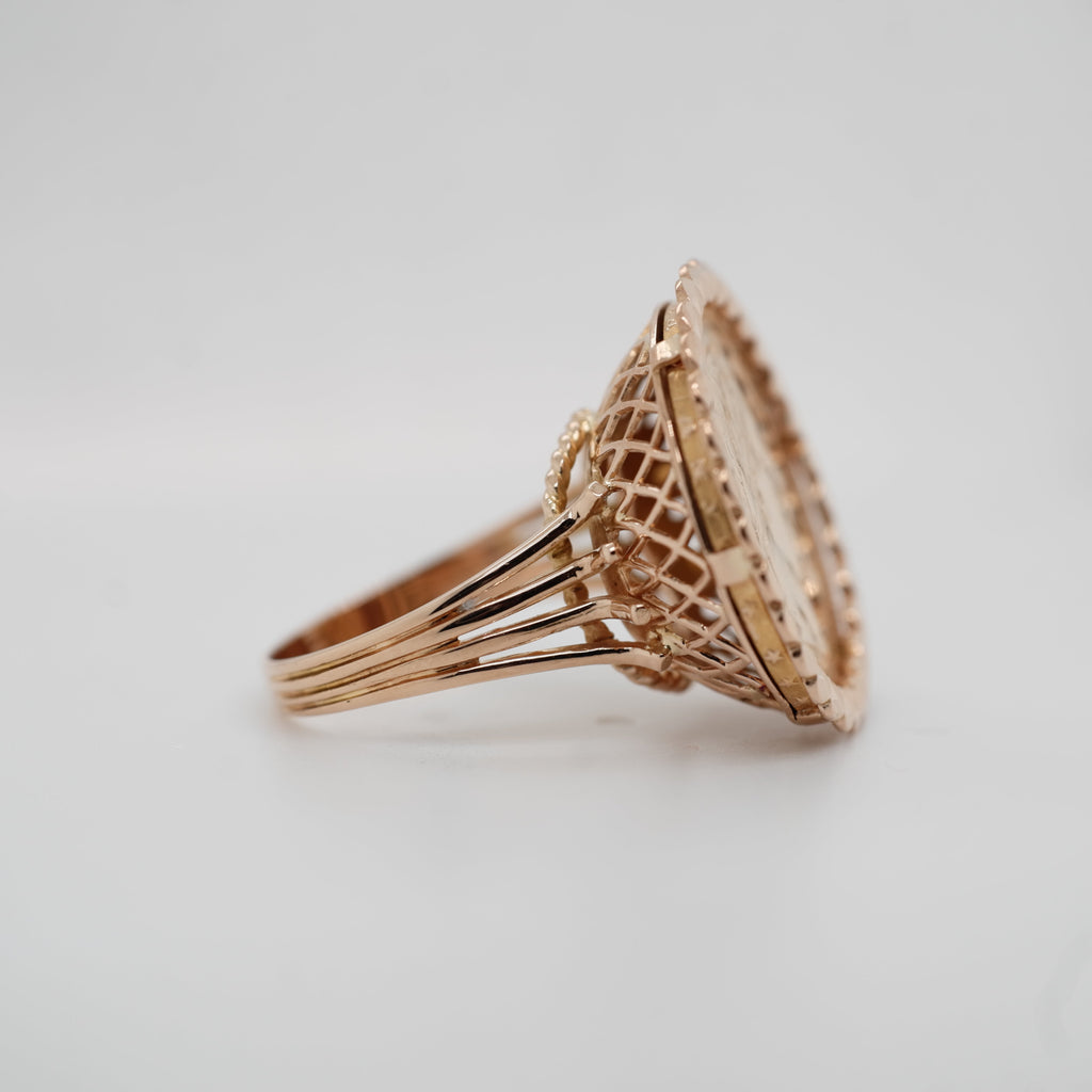 Bague Or jaune - Pièce Napoléon III