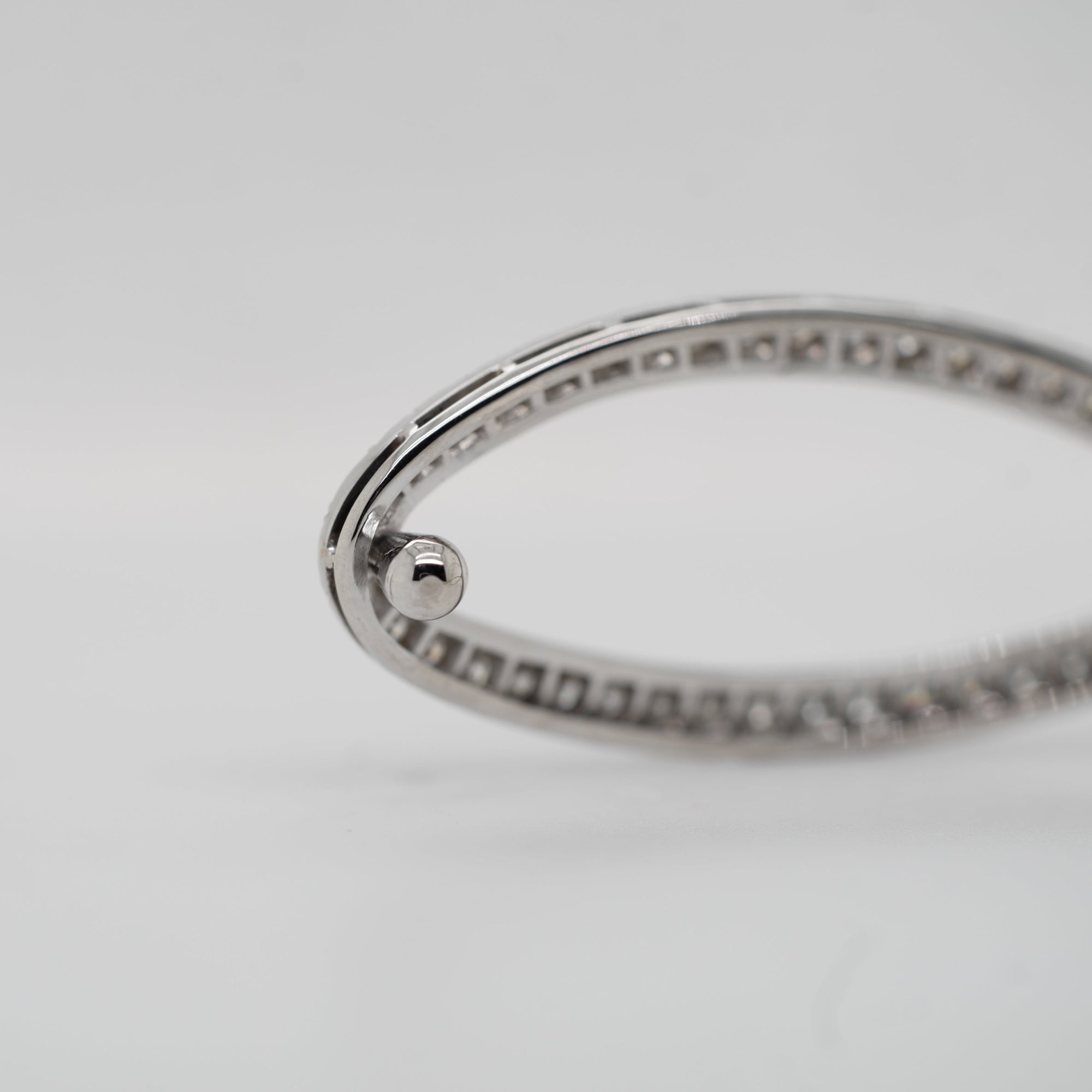 Vintage - Pince à Cheveux Or Blanc et Diamants