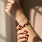 Bracelet Jonc Ancien - Or rose et diamants