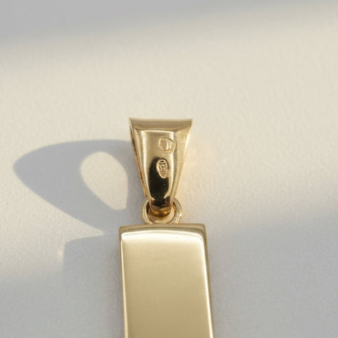 Pendentif Croix - Or Jaune - Diamant