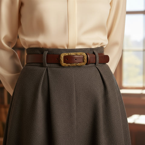 Boucle de ceinture Ancienne - Or Jaune