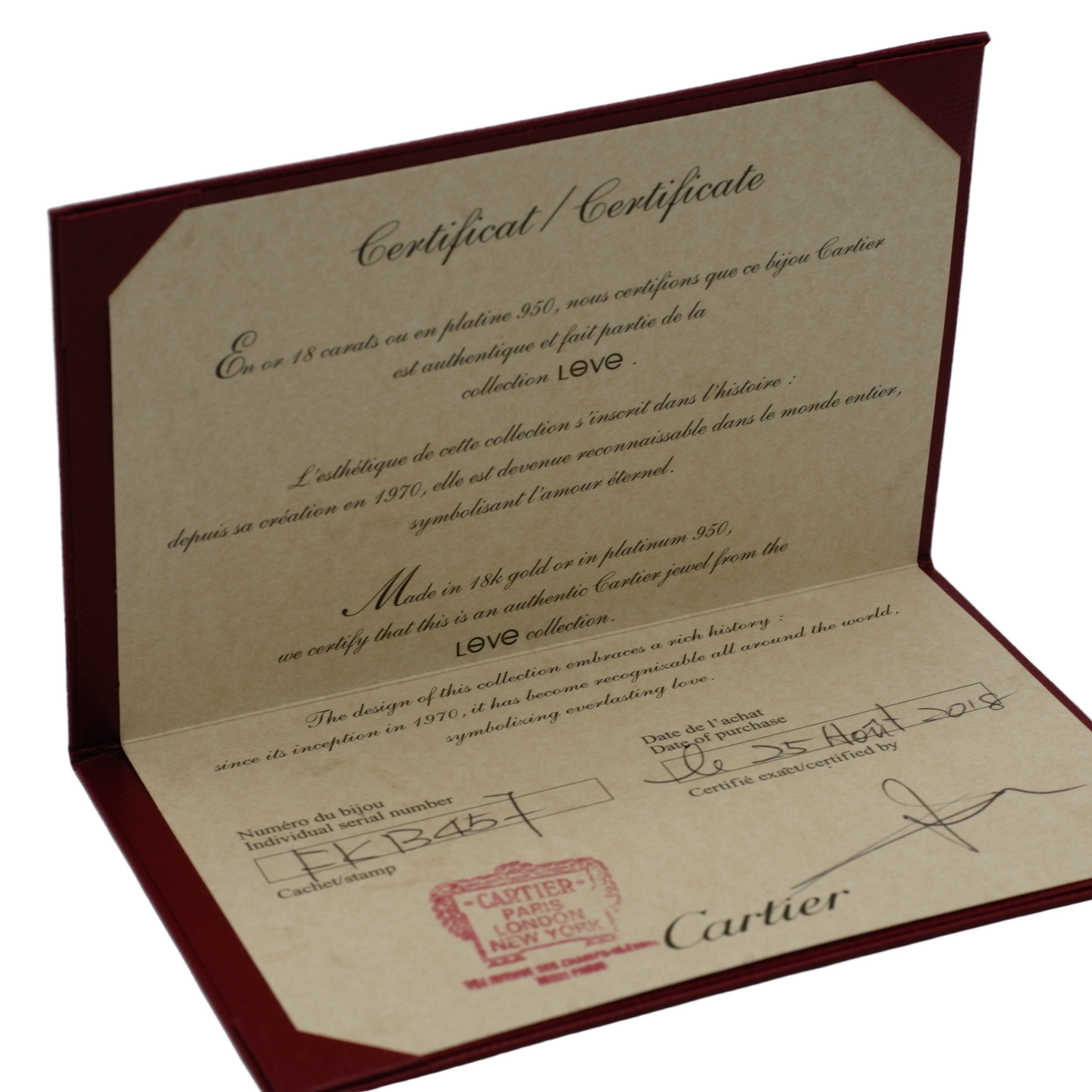 Cartier - Bracelet Love - Or Rose