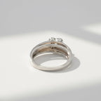 Mauboussin - Bague Solitaire Chance of Love - Or Blanc et Diamants