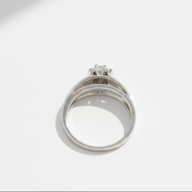 Mauboussin - Bague Solitaire Chance of Love - Or Blanc et Diamants