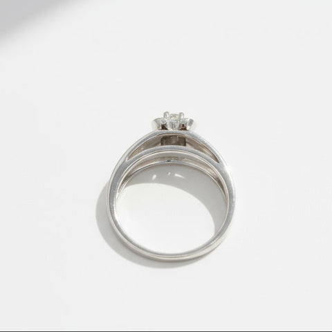 Mauboussin - Bague Solitaire Chance of Love - Or Blanc et Diamants