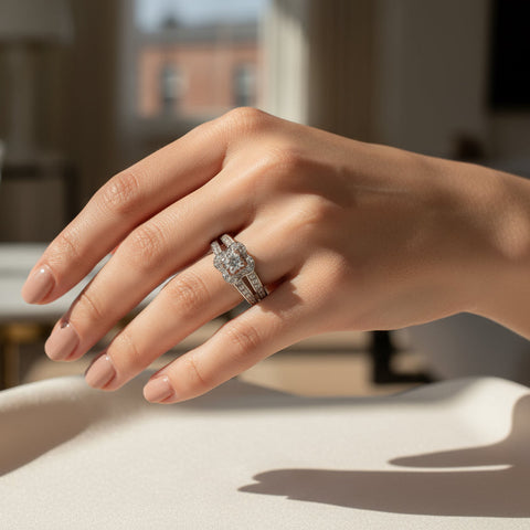 Mauboussin - Bague Solitaire Chance of Love - Or Blanc et Diamants