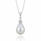 Collier Pendentif - Perle de culture et Diamant