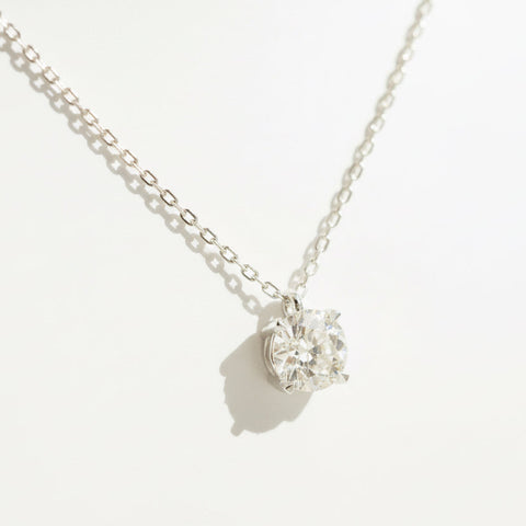 Pendentif Solitaire - Platine - Diamant 1,70 carats