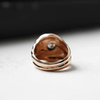 Bague Tank - Or Rose - Diamant 0,25 Ct