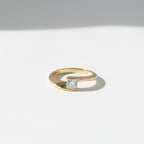 Bague Or Jaune - Diamant 0,35 ct