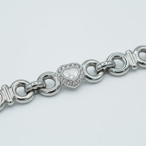 Chopard - Collection Happy Diamond - Bracelet Or blanc et Diamants