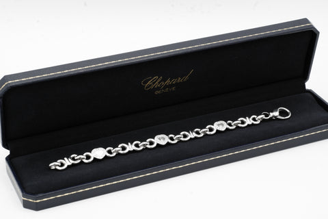Chopard - Collection Happy Diamond - Bracelet Or blanc et Diamants