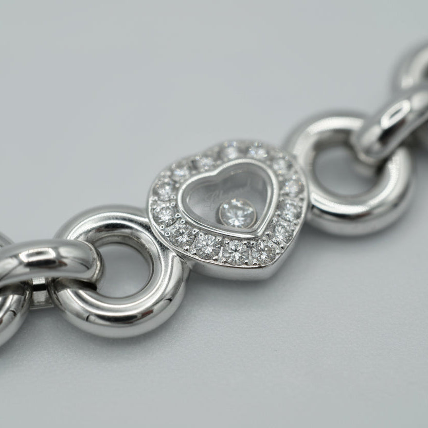 Chopard - Collection Happy Diamond - Collier Or blanc et Diamants