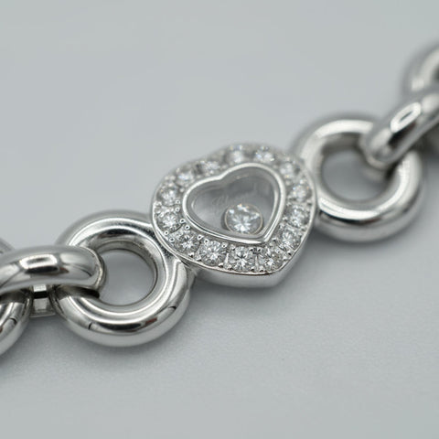 Chopard - Collection Happy Diamond - Collier Or blanc et Diamants