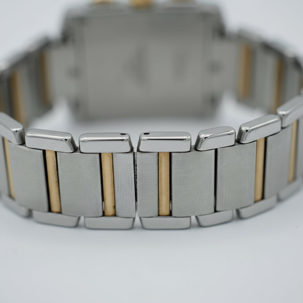 Cartier - Montre Tank Française GM - Or et Acier
