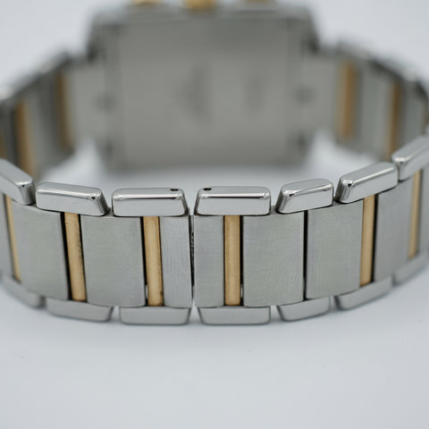 Cartier - Montre Tank Française GM - Or et Acier