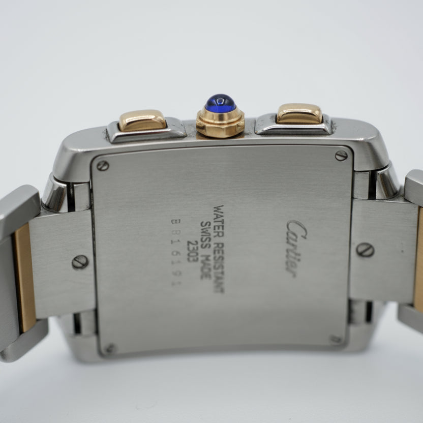 Cartier - Montre Tank Française GM - Or et Acier