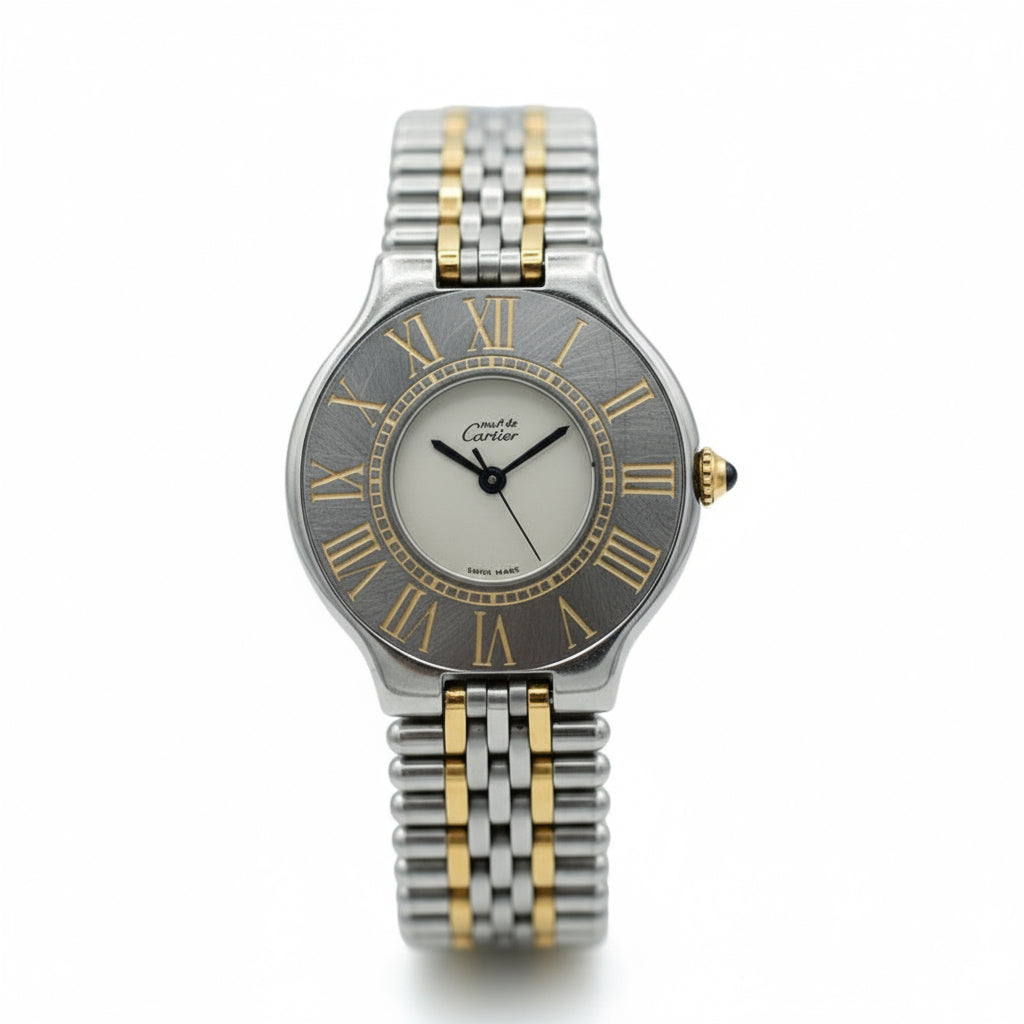 Cartier - Montre Must 21 - Or et Acier