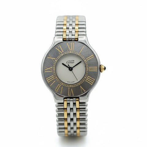 Cartier - Montre Must 21 - Or et Acier