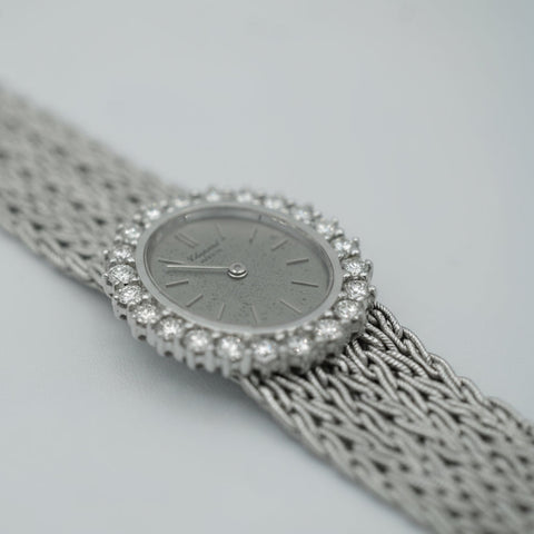 Chopard - Montre Femme - Or blanc et Diamants - Année 70