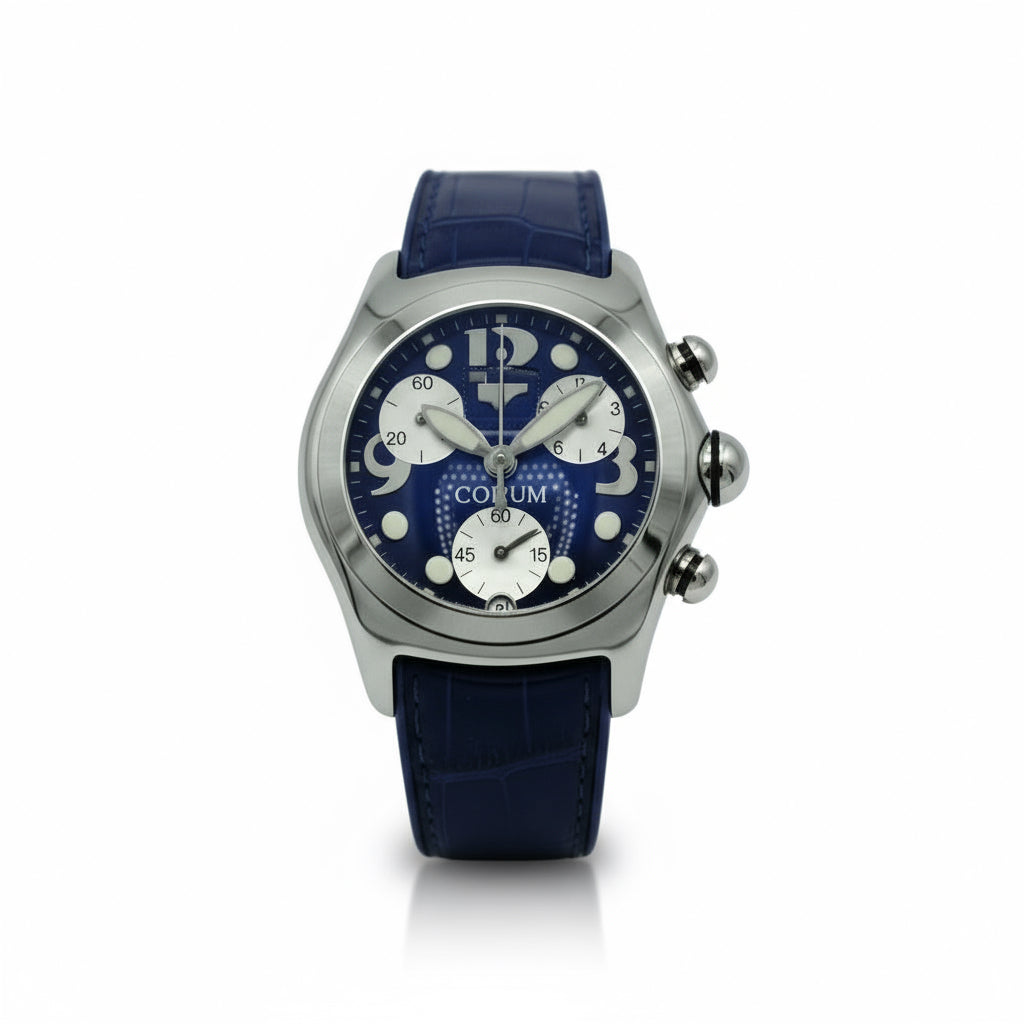 Corum - Montre Homme - Bubble Chronograph - Quartz Blue