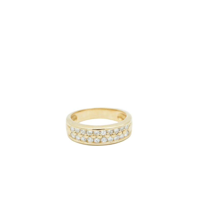 Bague - Or Jaune et Diamants