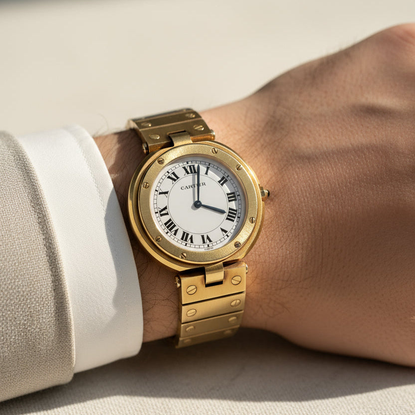 Cartier - Montre Santos Vendome - Or Jaune