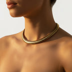 Collier Tubogas - Or Jaune