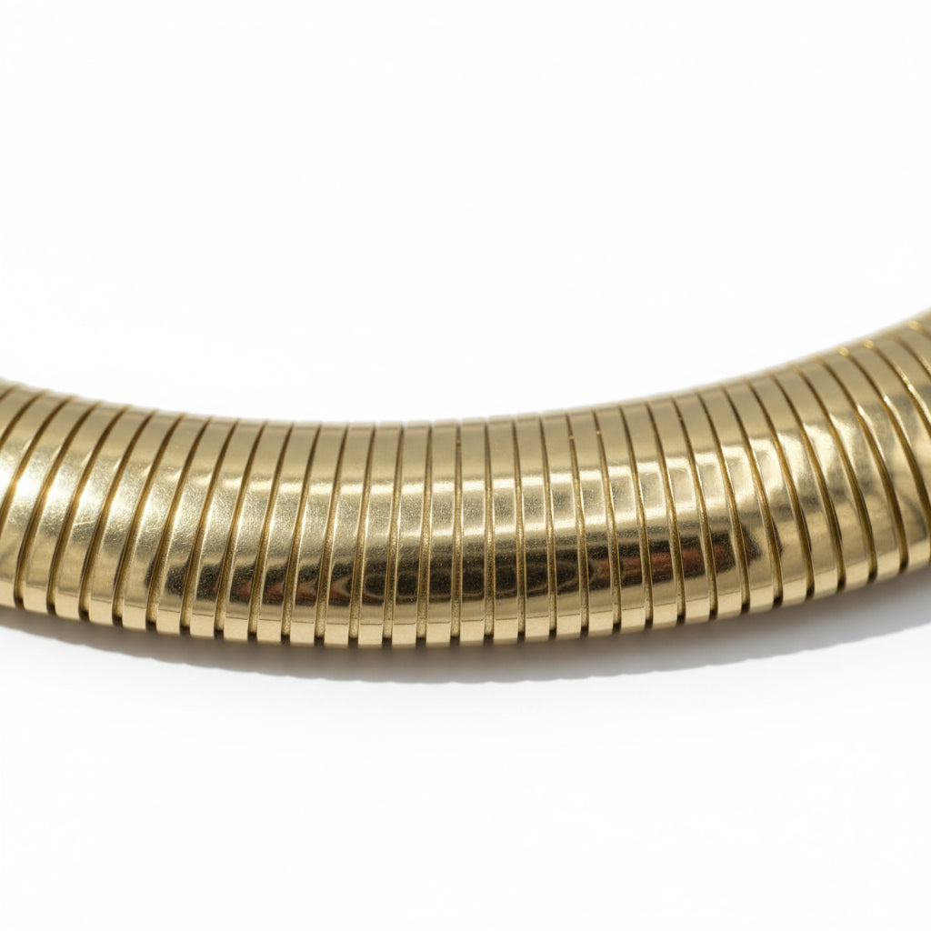 Collier Tubogas - Or Jaune