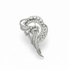 Broche - Or blanc et Diamants