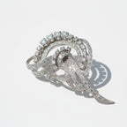 Broche - Or blanc et Diamants
