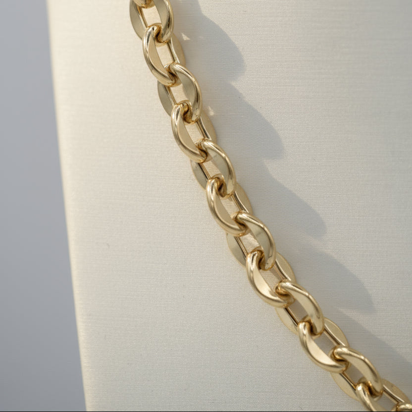Collier Maille Marine - Or Jaune