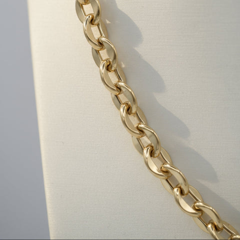 Collier Maille Marine - Or Jaune