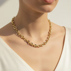 Collier Maille Marine - Or Jaune