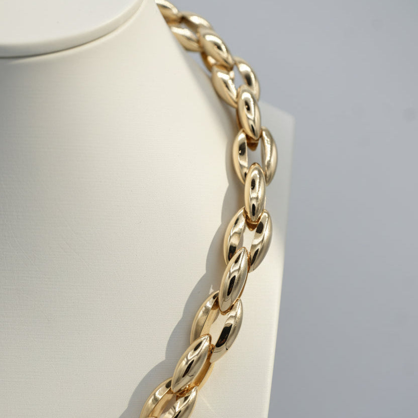 Collier Maille Épi - Or jaune