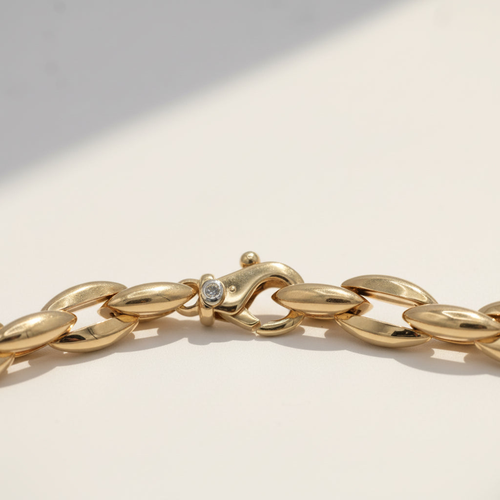 Collier Maille Épi - Or jaune