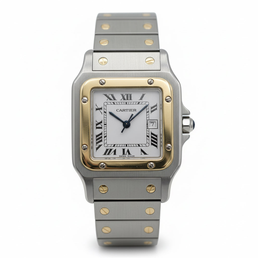 Cartier - Montre Santos - Or et Acier - Modéle 2961