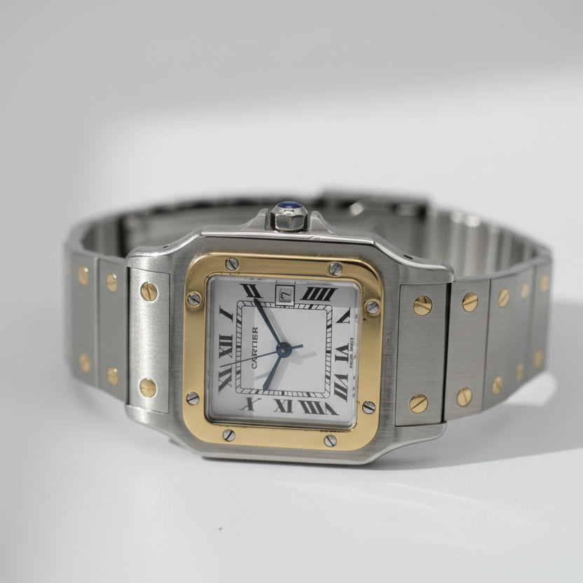Cartier - Montre Santos - Or et Acier - Modéle 2961