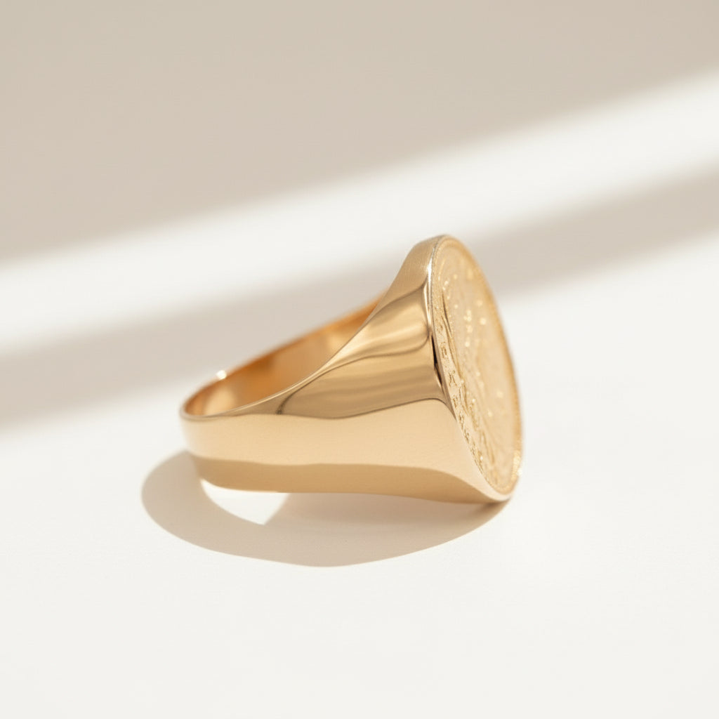 Chevalière Pièce 20 francs - Or Jaune