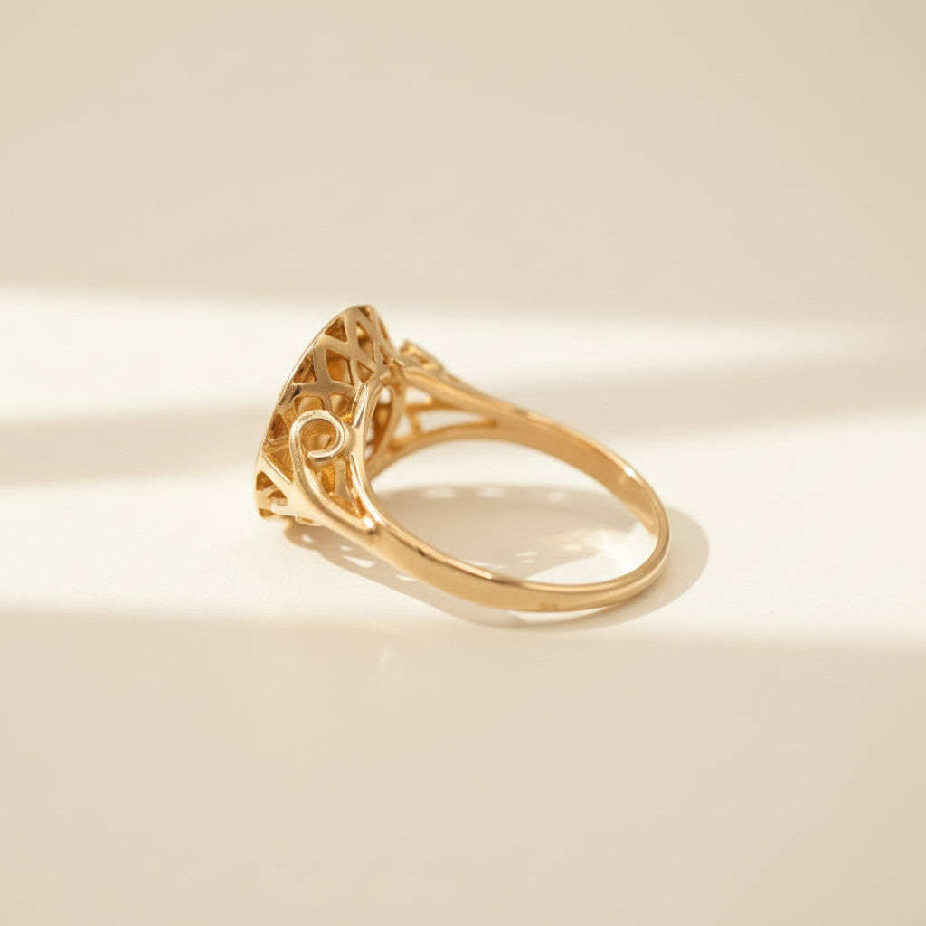 Augis - Bague d’Amour - Or jaune - Rubis et Diamant